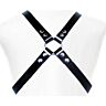 Leather Body Basic Harness | Adjustable Cross-Strap Style