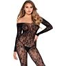 Floral Lace Bodystocking Leg Avenue 89366