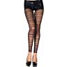Leggings Music Legs Vertical Stripes Semi-Transparent