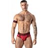 LOCKER GEAR Sport Mesh Jock Brief Red S