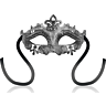 Bondage Mask OHMAMA Venetian Style Silver