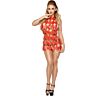 Dress Me-seduce Gwen Red S/M with Elegant Design