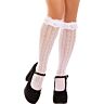 Leg Avenue knee-high socks with lace ruffle