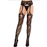 Leg Avenue Hosiery Lace Stockings with Garters