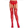 Lace Stockings with Built-in Garter by Leg Avenue