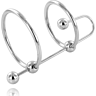BDSM Cockring Metal Hard Extreme Ring with Urethral Stop