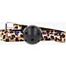 Ball Gag KINK Leopard 4.5 cm - Breathable Design for Comfort