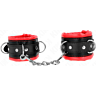 Wrist Cuffs KINK Heavy with Red Fur Lining