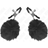 Nipple Clamps KINK NIPPLE GRIP with Black Pom Poms