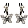 Nipple Clamps Fetish Fantasy Series - Adjustable Butterfly Design
