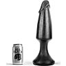 ALL BLACK 35cm Anal Plug with Realistic Shape