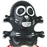 Novelty Condom CONDOMERIE Skull Black Model 1 Hand-Painted