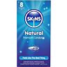Skins Natural 8-Pack Condoms with Extra Lubrication