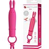 Vibrator Pretty Love Delia Rabbit with Resistance Ring