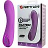 G-Spot Vibrator Pretty Love DJ Dick with Decorative Ring