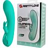 G-Spot Vibrator Pretty Love Flirtation DJ Stick with Clitoral Stimulator
