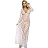 Sublime Dress Vestido Long White Long Sleeve
