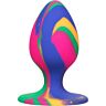 Anal Plug Calexotics Cheeky Medium Tie Dye with Suction Base