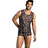 Men's Sleeveless Top ANAIS MEN MEXICO with Floral Print