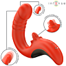 U-Shaped Vibrator INTENSE Paulina for Dual Stimulation