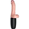 Realistic Vibrator King Cock Plus Triple Threat with Warming Feature