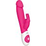 Realistic Rabbit Rechargeable Dual Action Vibrator