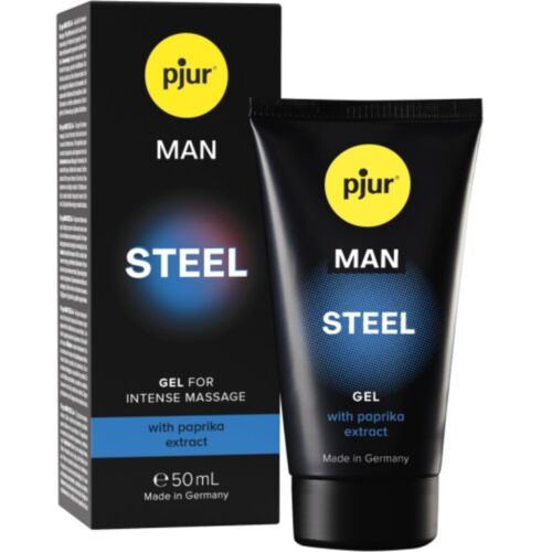 Massage Gel PJUR MAN STEEL 50 ML with Paprika Extract
