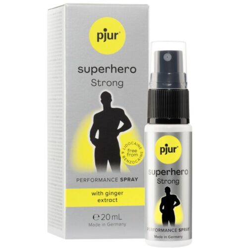 Delay Spray PJUR Superhero Strong 20ml with Ginger Extracts