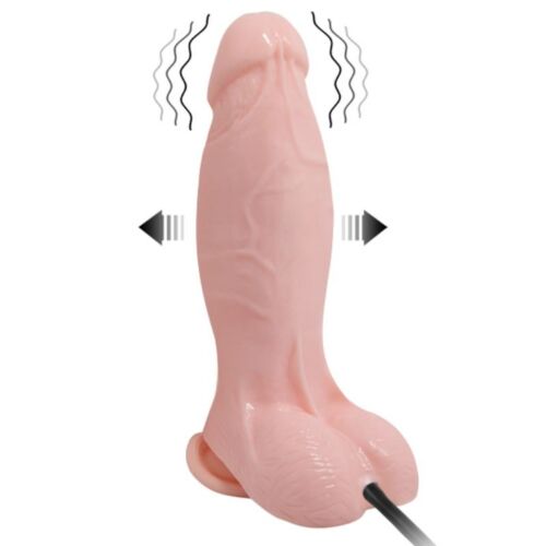 Dildo BAILE 18.8 CM Inflatable and Textured
