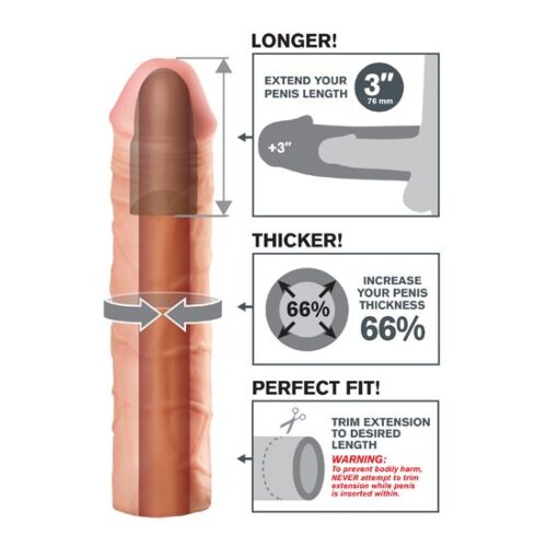 Fantasy X Tensions Mega 3 Penis Extension for Ultimate Pleasure