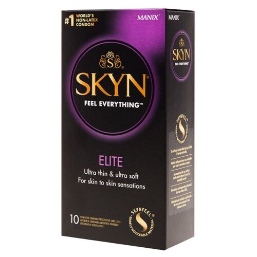Manix Skin Elite Ultra-Thin Condoms 10 Pack