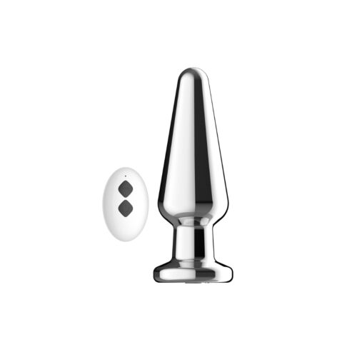 Butt Plug Toosh Remote Controlled Metal Vibrating