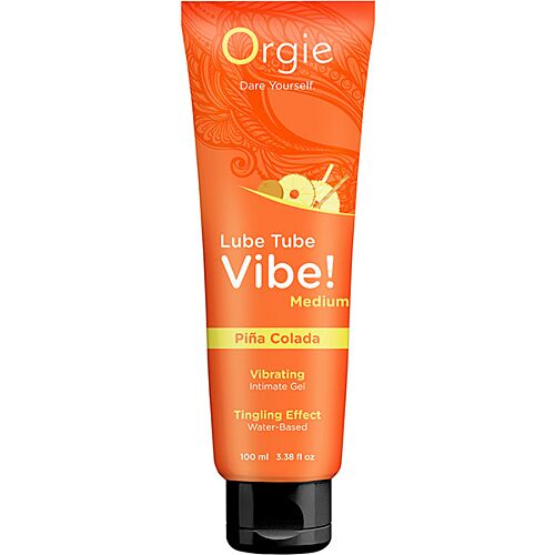 Intimate Gel Orgie Lube Tube Vibe Piña Colada with Vibration