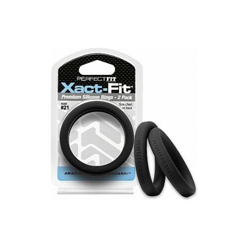 Xact-fit Pack: Silicone Rings 20cm - Black