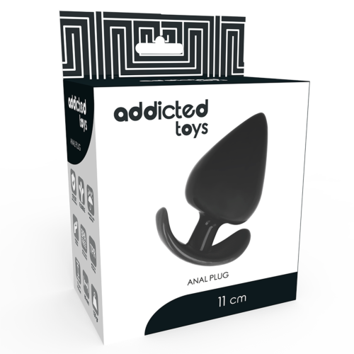 Anal Plug Addicted Toys 11 cm with Dual Density Silicone