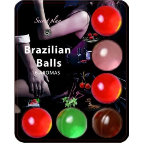 Brazilian Balls Secretplay - 6 Hot Balls with Fruit Aroma