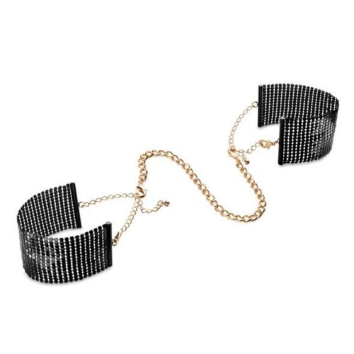 Handcuffs Bijoux Desire Metallique Black Metal Mesh