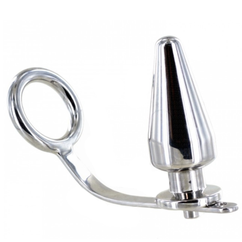 Anal Plug Ring Metal Hard with Extra Stimulation