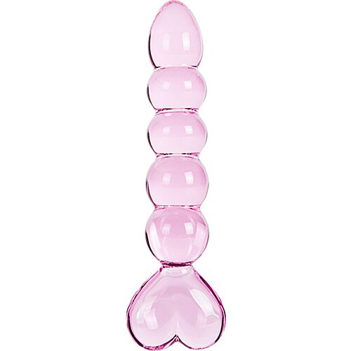 Dildo S Pleasures Crystal VENUS with Heart-shaped Grip