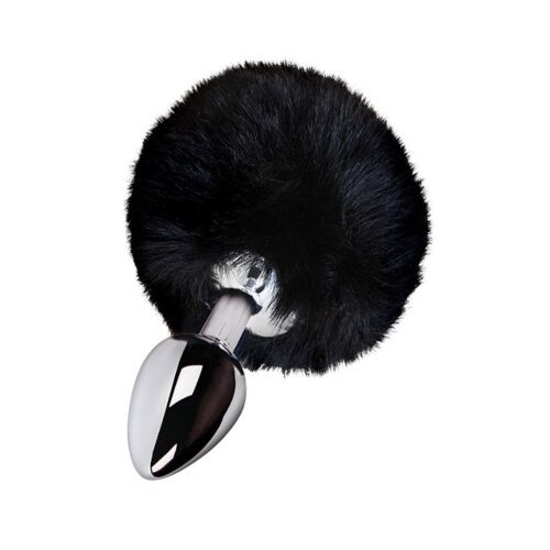 Metal Plug S Pleasures Metal LUA with Rabbit Tail