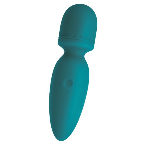 Micro Massager S Pleasures Soft Wand Blue Flexible Head