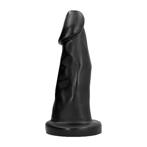 Dildo ALL BLACK 27 CM | Hypoallergenic and Curved Design