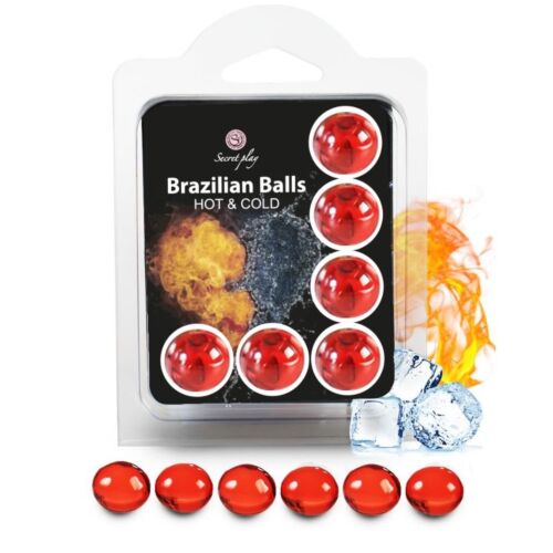 Set of 6 Brazilian Balls by Secretplay - Hot & Cold Sensation
