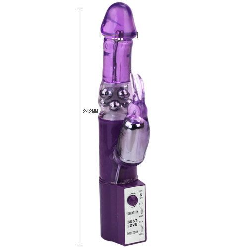 Vibrator BAILE Hot Lady II Rabbit Pearl Rotator