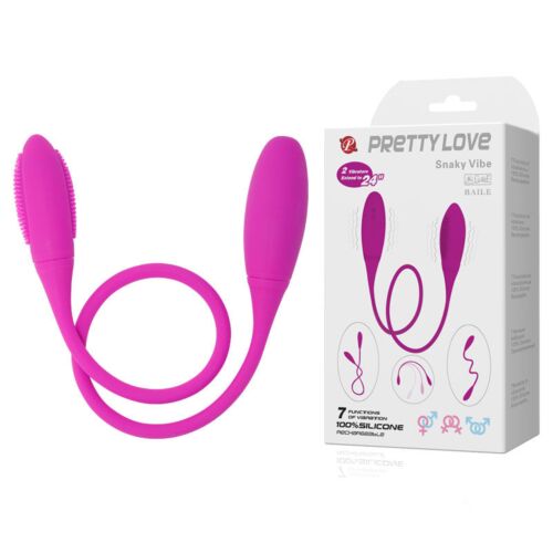 G-Spot Vibrator Pretty Love Snaky Deluxe with Dual Ends