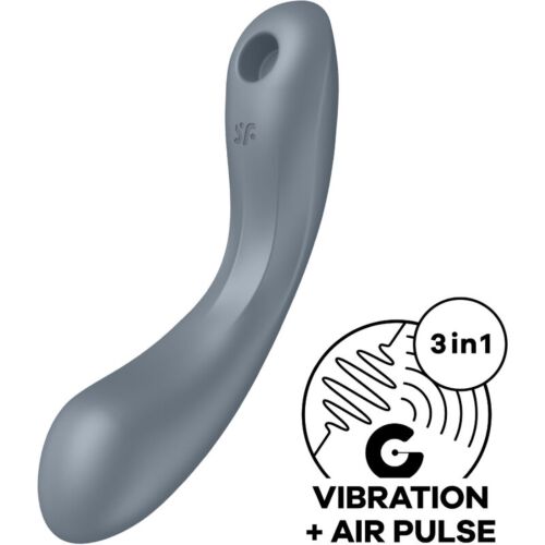 Suction Stimulator Satisfyer Curve Trinity 1 Air Pulse Vibration