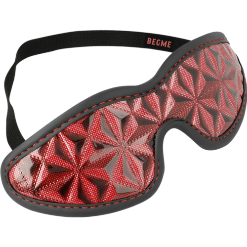 Bondage Mask BEGME Red Edition with Neoprene Lining