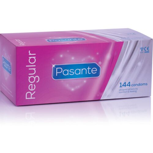 Pasante Regular Condoms 144 Units - Natural Feel