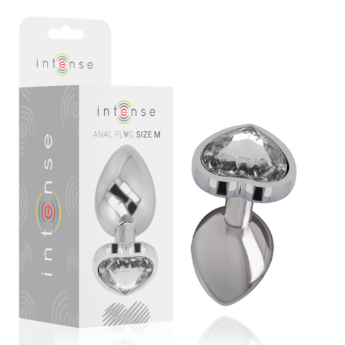 Anal Plug INTENSE Diamond Jewel Heart Size M