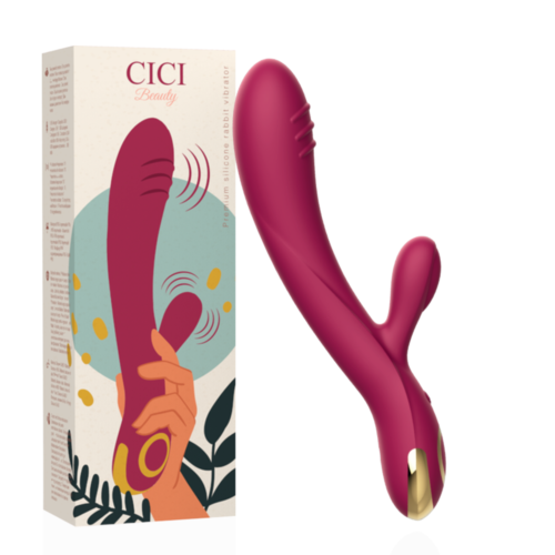 Vibrator CICI BEAUTY Premium Silicone Rabbit with Dual Motors